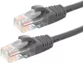 DSIT CAT6 Ethernet Patch Laidas U/UTP 0,25 m pilkas 100% varis DC-61-002