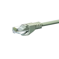 DSIT CAT 6 tinklo laidas U/UTP - 1 metras - pilkas - CCA (DC-C61-010)