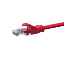 DSIT CAT 5e U/UTP tinklo laidai, 1 m, raudona, CCA, RJ45, Gigabit Ethernet