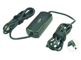 2-power CAC0702A automobilinis 90 W nešiojamojo kompiuterio įkroviklis – 12–24 V, juodos spalvos, 43 mm