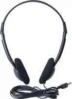 Exertis Connect ant ausų ausinės su mikrofonu, 3,5 mm lizdas, juodos (059204)