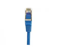 EXERTIS CONNECT Cat.6 F/UTP komutacinis kabelis, RJ45, mėlynas, 1,0 m, LSZH, plonas snagless apsauga 842104