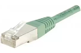 EXERTIS CONNECT Cat.6 F/UTP komutacinis kabelis, 7 m, žalias, Slim Snagless 244570