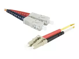 Exertis Connect LC/UPC – ST/UPC daugiamodis dvigubas optinis komutacinis kabelis, OM2 50/125µm, LSZH, oranžinis, 3m 392673