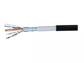 EXERTIS CONNECT CAT.6 F/UTP lauko tinklo kabelis, 5 m, juodas 845042