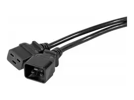 EXERTIS CONNECT maitinimo prailginimo kabelis C20 į C19 2m juodas 808002