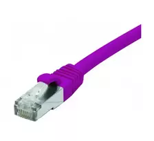 EXERTIS CONNECT Cat 6 F/UTP komutacinis kabelis, PoE, be halogenų, violetinis, 20 m 854417