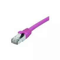 EXERTIS CONNECT Cat. 6 F/UTP PoE bekalis (LSZH) rožinis komutacinis kabelis, 25,0 m 854440