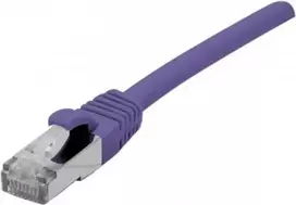 EXERTIS CONNECT Cat 6 F/UTP PoE be halogenų komutacinis kabelis, violetinės spalvos, 10 m 854415