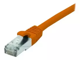 EXERTIS CONNECT Cat 6A S/FTP komutacinis kabelis, 1,5 m, oranžinis 858533