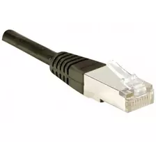 EXERTIS CONNECT Cat5e F/UTP komutacinis kabelis, RJ45, juodas, 0,3 m 857120