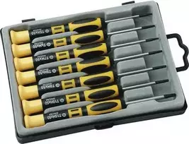 Brüder Mannesmann M11730 7 dalių įrankių rinkinys su replėmis, atsuktuvais ir įtampos testeriu