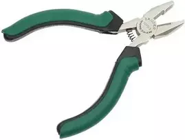 BRÜDER MANNESMANN GREEN LINE kombinacinės replės elektronikai 125 mm, įrankių plienas, žalios/sidabrinės/juodos M 1070-3