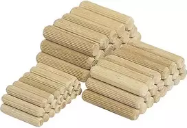 Wolfcraft 2905000 mediniai kaiščiai 6 x 30 mm, 200 vnt., buko, grioveliais