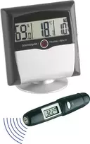 TFA Dostmann 95.2008 skaitmeninė meteorologijos stotis juoda