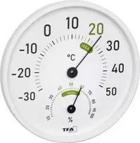 TFA Dostmann skaitmeninis termo-higrometras, baltas, 45.2045.02