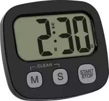 TFA Dostmann 38.2057.01 skaitmeninis chronometras juodas