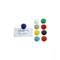 Magnetoplan Discofix apvalus magnetas Standard pilno kerno feritas, pilkas, 0,7 kg laikymo jėga, 1664201