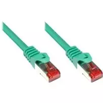 eStars CAT.6 S/FTP tinklo kabelis, RJ45, žalias, 0,25 m ES1.1.0025GN