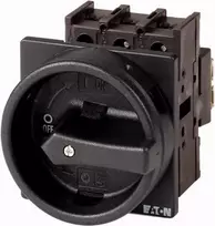 Eaton P1-25/EA/SVB-SW 3 polių pagrindinis jungiklis, 25 A, IP65, juodas 048365