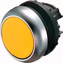 Eaton M22-DL-Y mygtuko tipo jungiklis, juodos/metalinės/geltonos spalvos 216929