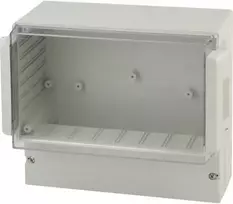 BOPLA RCP 3100 valdymo dėžutė, ABS pagrindas, polikarbonato dangtis, šviesiai pilka, 296 x 261 x 132,5 mm, 41310109