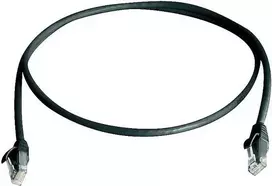 TELEGÄRTNER Cat6 U/UTP komutacinis kabelis, 3m, juodas L00002A0239