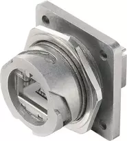 Telegärtner STX V1 RJ45 flanšinis rinkinys, metalinis, 1 variantas, panelinis 8P8C jungtis J80020A0001