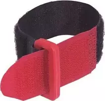 ACCESSORY kibioji juosta kabelių rišimui 25x195mm juoda, 10 vnt. (30006022)