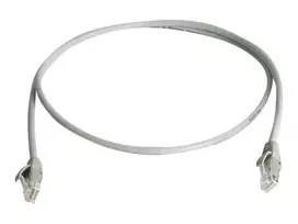 Telegärtner L00001A0228 Cat6 U/UTP RJ45 komutacinis kabelis, 0,5 m, pilkas