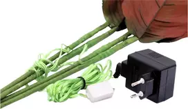 EUROPALMS dirbtinė hortenzija su 100 šiltai baltų LED, balti žiedai, 60 cm 83330300
