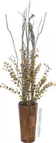 EUROPALMS dirbtinė eukalipto šakelė, geltonai žalia, 110cm 82505622