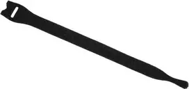 ACCESSORY kibioji juosta kabelių rišimui 20 x 150 mm, juoda (3000601E)