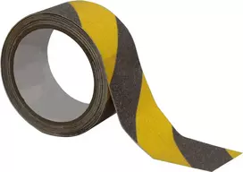 ACCESSORY neslystanti žymėjimo juosta juoda/geltona 50 mm x 25 m 3000575K