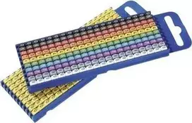 HellermannTyton 561-02100 lipnios kabelių spaustukai, įvairiaspalviai, 200 vienetų