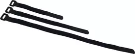 ACCESSORY BS-1 kibioji juosta kabelių rišiklis 25x195mm, juodas, 10 vnt. 30006023
