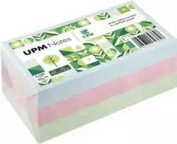 UPM Notes lipnūs lapeliai 5655-20PG-6 pasteliniai 125x75mm, 100 lapelių, 6 blokeliai