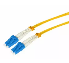 Tecline HD šviesolaidinis patch laidas, vienmodis OS2 9/125 µm, LC Duplex – LC Duplex, geltonas, 20 m 799LL20