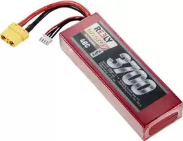 Reely LiPo akumuliatorius 11.1V 3700mAh 3S 40C Hardcase XT90 (RE-7851483)