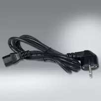 SCHÄFER IT SYSTEMS maitinimo laidas IEC 60320 C13 į CEE 7/7 Schuko, 2 m, juodas 6763200