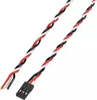 Reely servo prailginimo kabelių rinkinys, 10 vnt., 30 cm, 0,35 mm², vytos poros, JR/Futaba jungtys RE-6992130