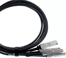 BlueLAN QDD-4X100G-2M-BL su Juniper suderinamas 400G QSFP-DD išskaidymo DAC kabelis, 2 m, AWG26