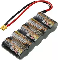 Reely NiMH baterijų paketas 6 V 3700 mAh 5x Sub-C Side-by-Side XT30 (RE-7853241)