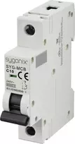 Sygonix SY-6440888 SYG-MCB 1P C10 6kA miniatiūrinis automatinis jungiklis 10 A 240 V/AC