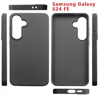 MRDISC Samsung Galaxy S24 FE galinis dangtelis juodas TPU MG-BCSGAS24FESW