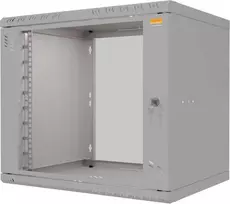 IT-BUDGET 19 inch sieninis spintelė TAUNUS 9U 450mm gylio stiklo durelės šviesiai pilka 90ITB19945GG