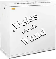 IT-BUDGET 19 inch sieninis tinklo spintos SWA - 12U - 600x300 mm - vientisos plieno durys - nuimami šonai - priedų rinkinys - grynai balta (90ITB19WS1263MW)