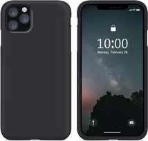 CYOO Premium skysto silikono dėklas Apple iPhone 12 Pro Max 6,7 colio - juodas - kietas (CY121878)