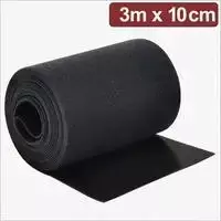 Quadrios 24CA312 lipniosios juostos ritinys 3 m x 10 cm, juodas