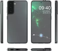 CYOO Ultra Slim silikoninis dėklas Samsung Galaxy S21+ 5G (SM-G996F) - permatomas CY122244